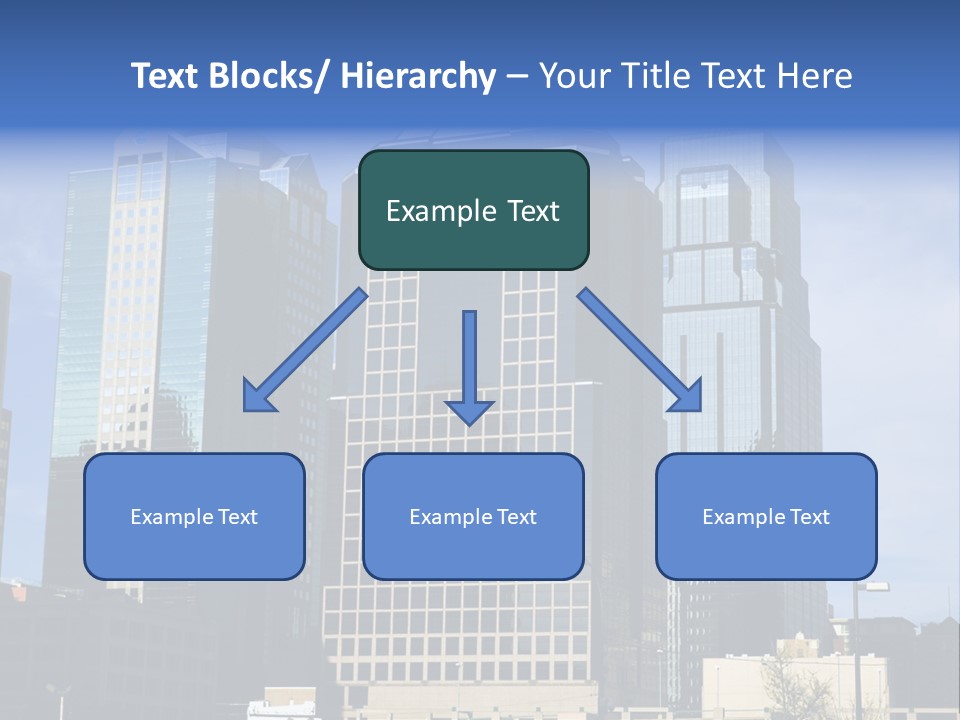 Sunset Architecture Downtown PowerPoint Template