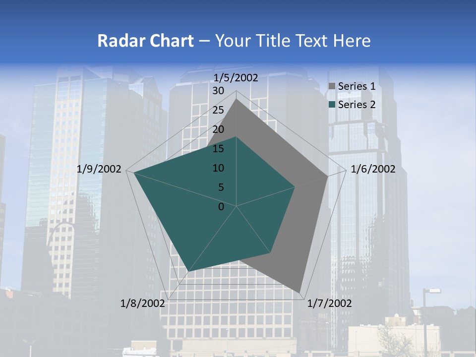 Sunset Architecture Downtown PowerPoint Template