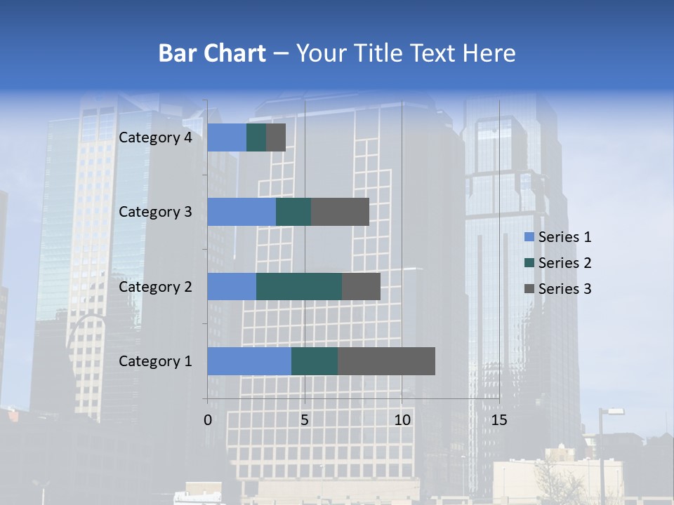 Sunset Architecture Downtown PowerPoint Template