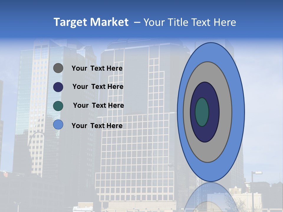 Sunset Architecture Downtown PowerPoint Template