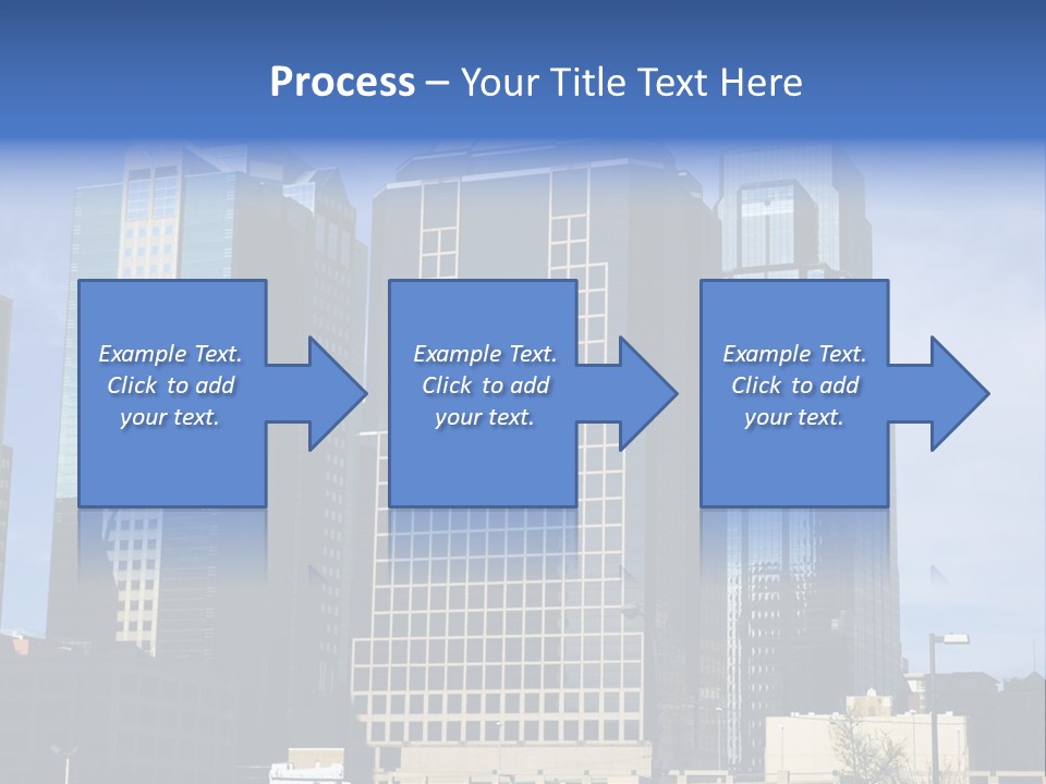 Sunset Architecture Downtown PowerPoint Template
