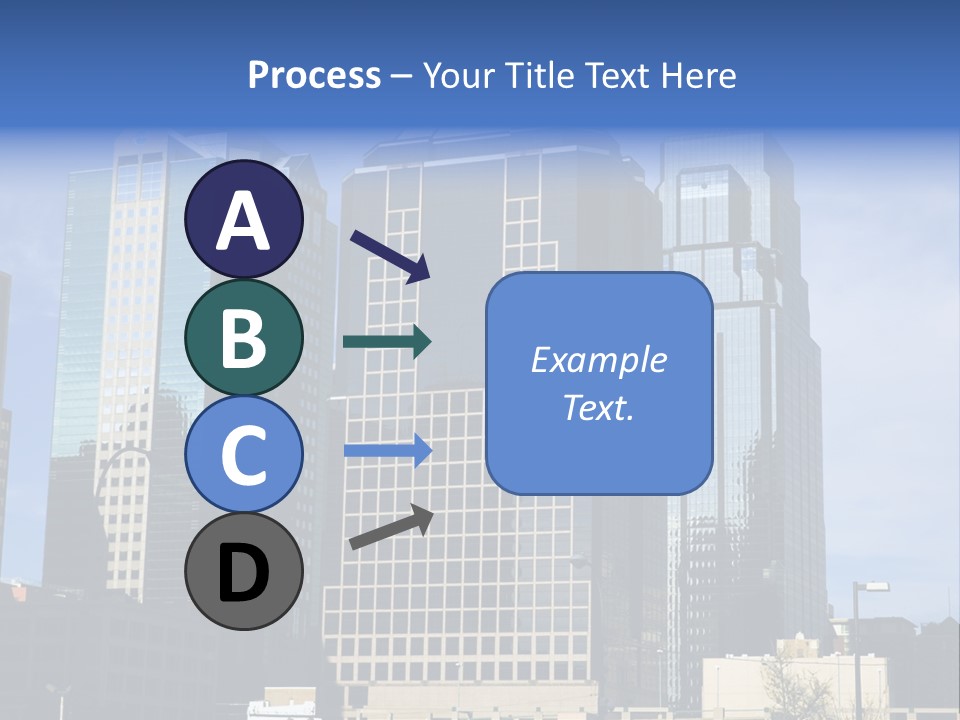 Sunset Architecture Downtown PowerPoint Template