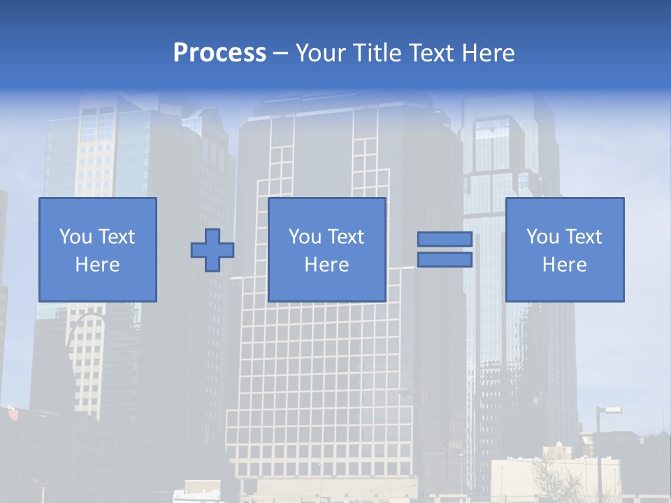 Sunset Architecture Downtown PowerPoint Template