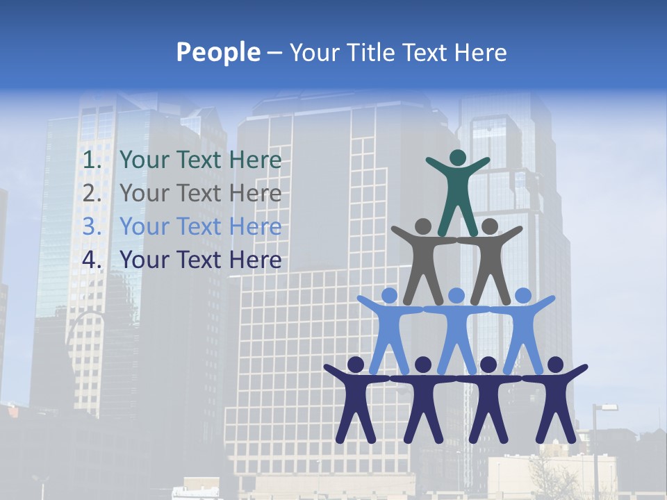 Sunset Architecture Downtown PowerPoint Template