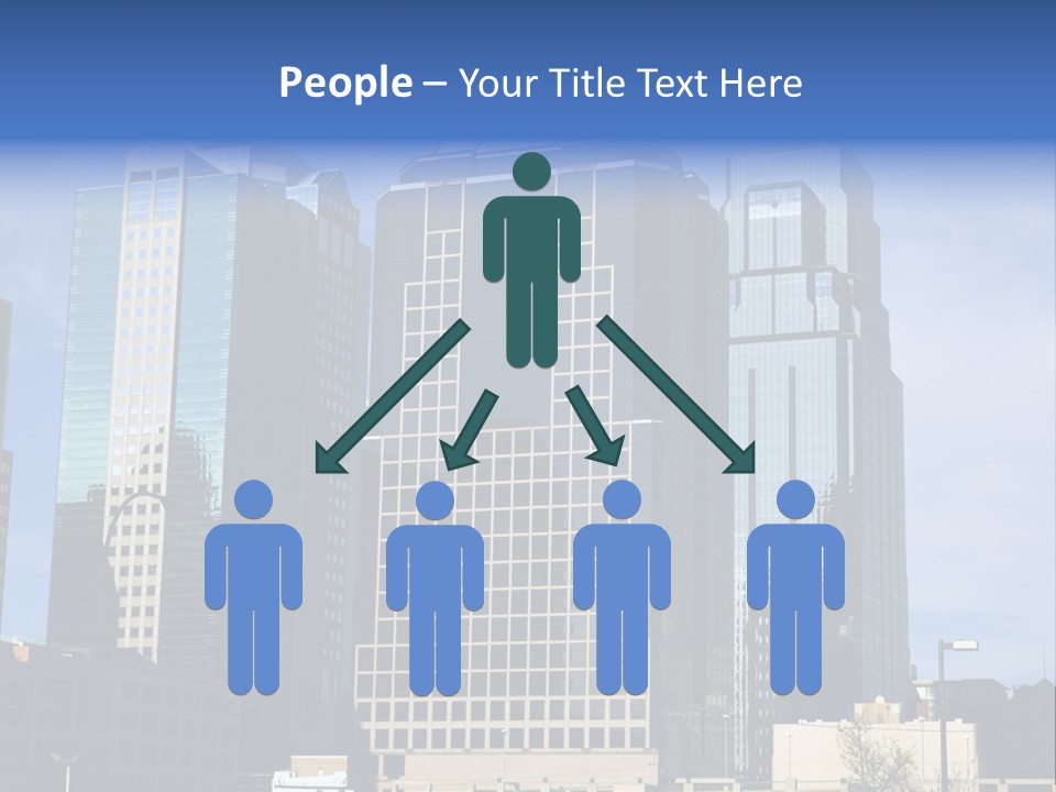 Sunset Architecture Downtown PowerPoint Template