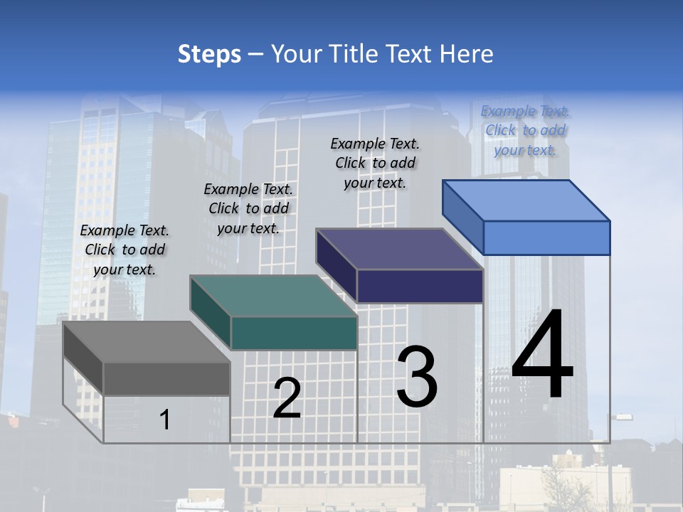 Sunset Architecture Downtown PowerPoint Template