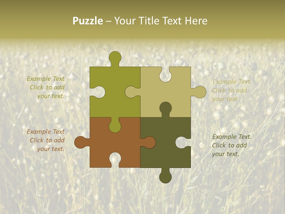 Plant Harvest Pasture PowerPoint Template