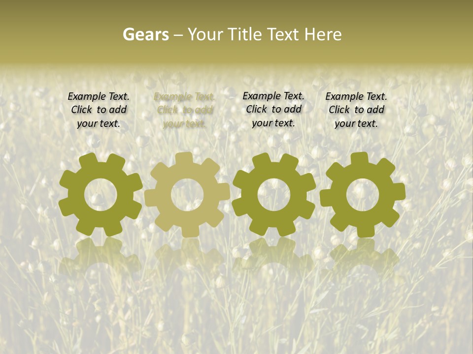 Plant Harvest Pasture PowerPoint Template