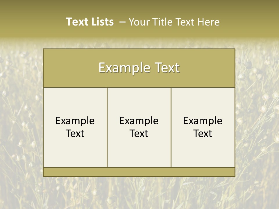 Plant Harvest Pasture PowerPoint Template