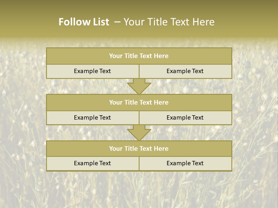Plant Harvest Pasture PowerPoint Template