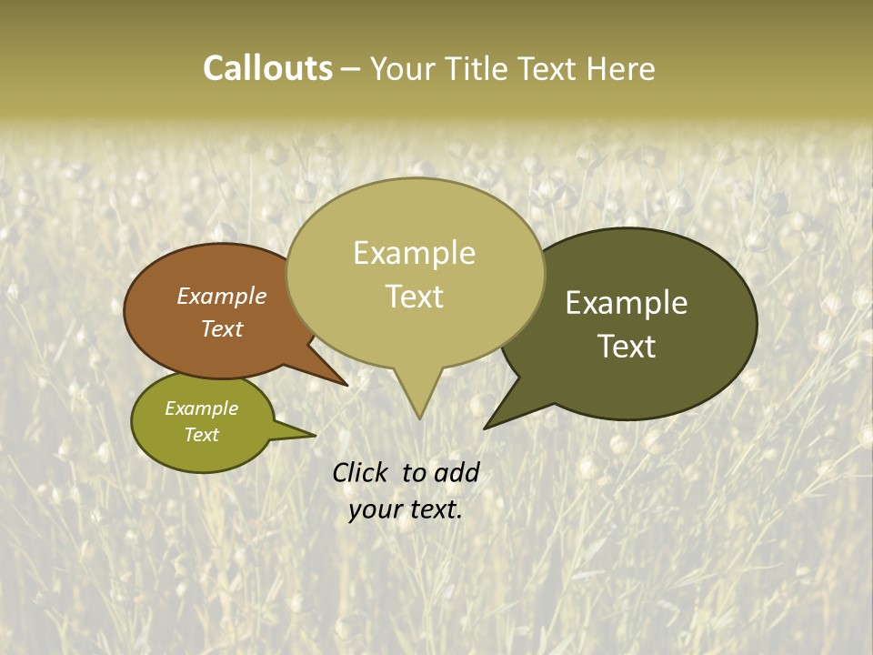 Plant Harvest Pasture PowerPoint Template
