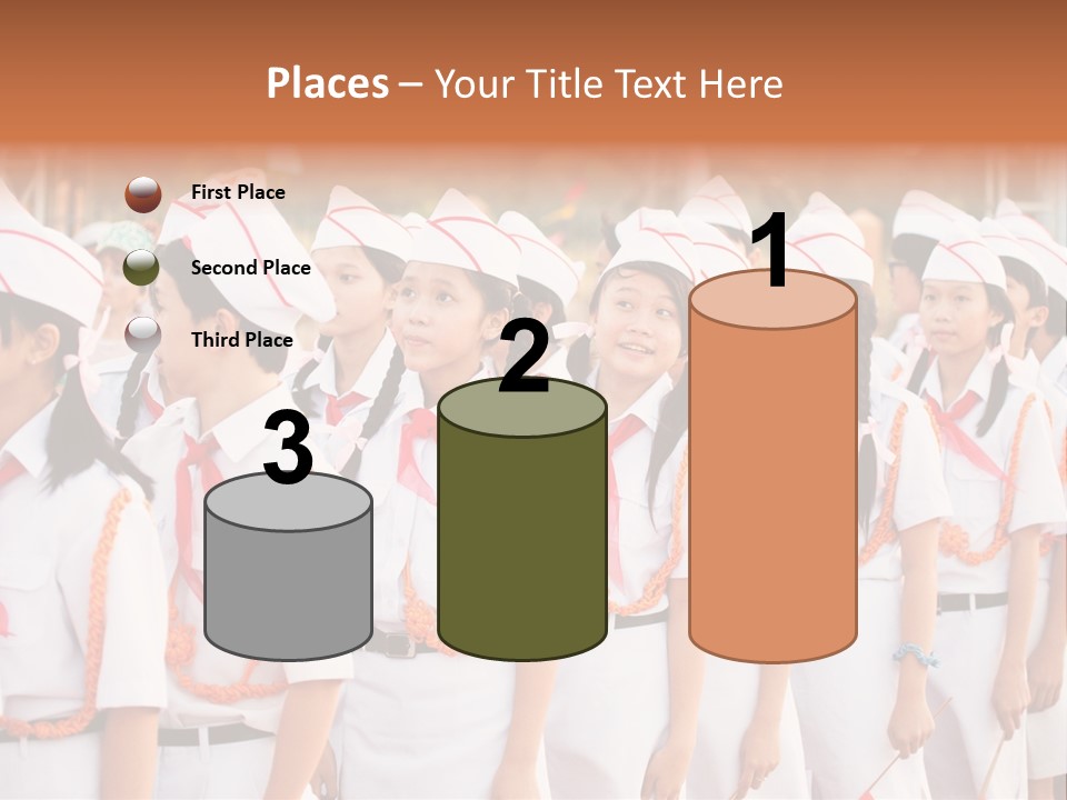 Pioneers Russia Soldiers PowerPoint Template