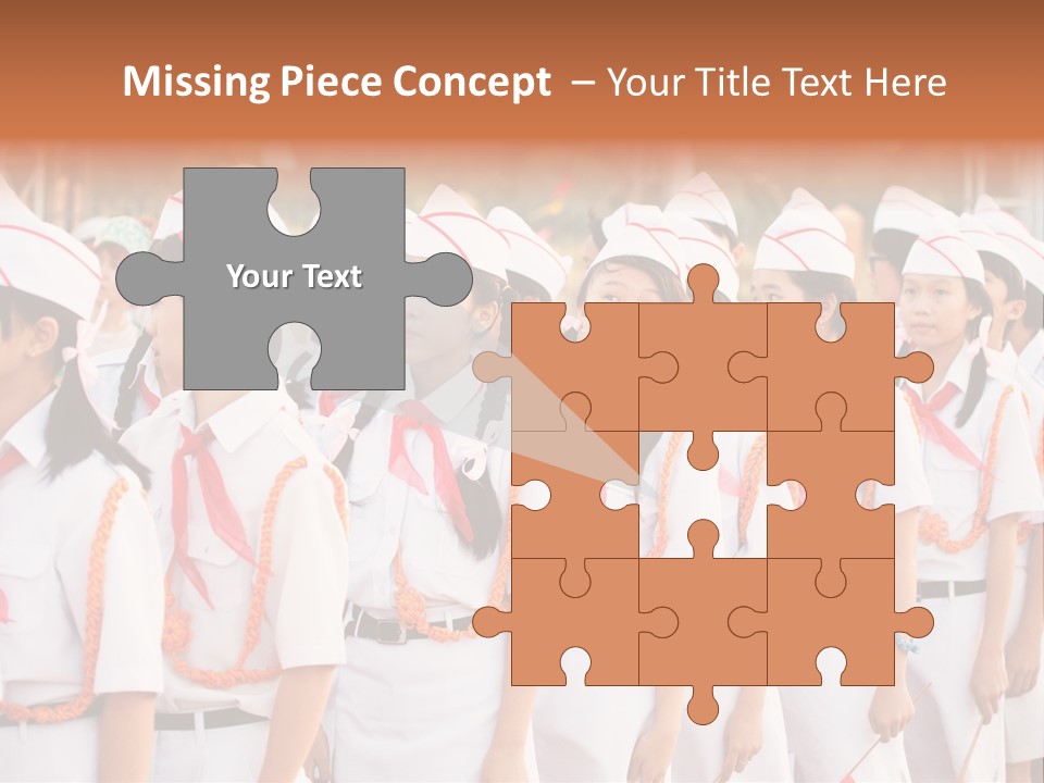 Pioneers Russia Soldiers PowerPoint Template