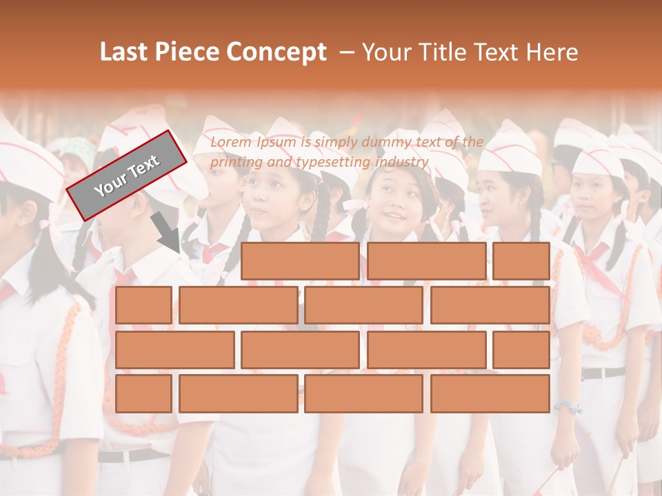 Pioneers Russia Soldiers PowerPoint Template