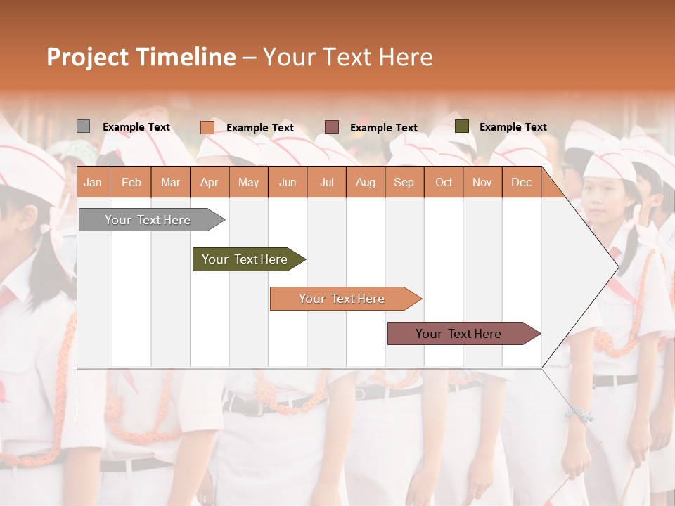 Pioneers Russia Soldiers PowerPoint Template