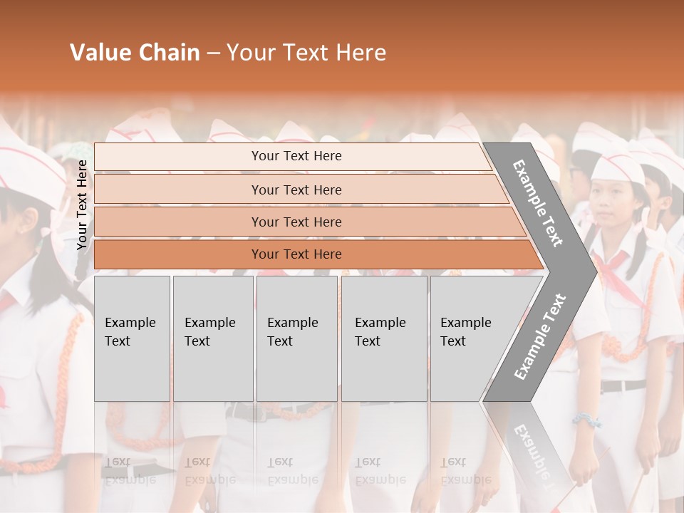 Pioneers Russia Soldiers PowerPoint Template