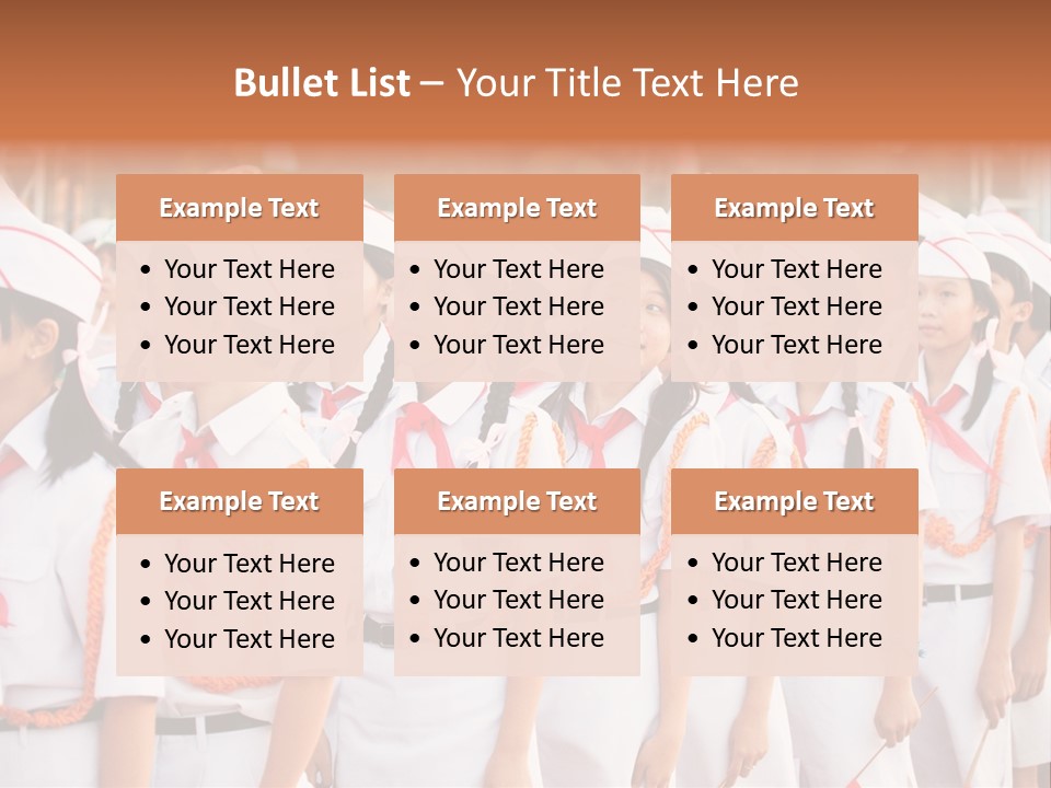 Pioneers Russia Soldiers PowerPoint Template