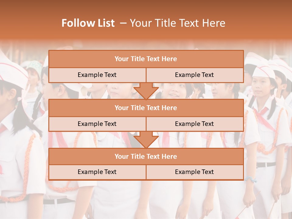 Pioneers Russia Soldiers PowerPoint Template