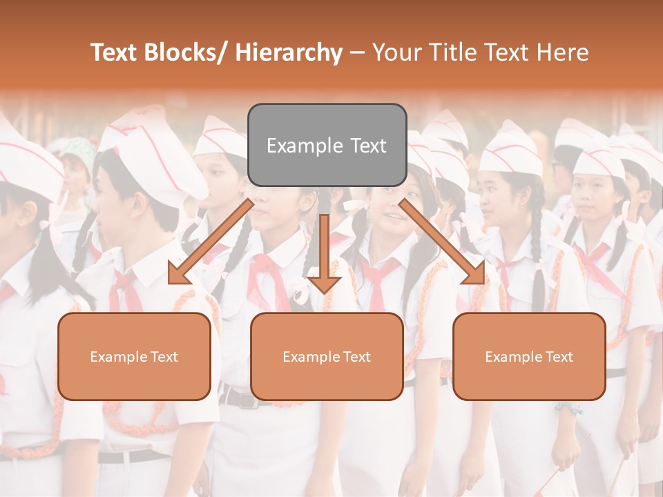 Pioneers Russia Soldiers PowerPoint Template