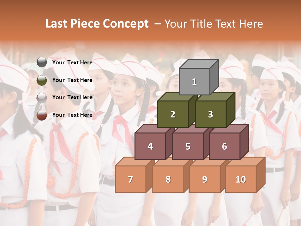 Pioneers Russia Soldiers PowerPoint Template