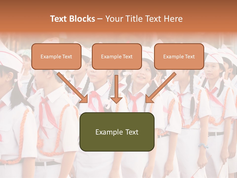 Pioneers Russia Soldiers PowerPoint Template