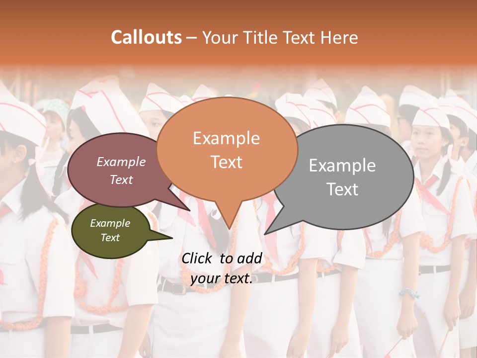 Pioneers Russia Soldiers PowerPoint Template