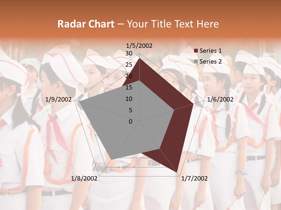 Pioneers Russia Soldiers PowerPoint Template