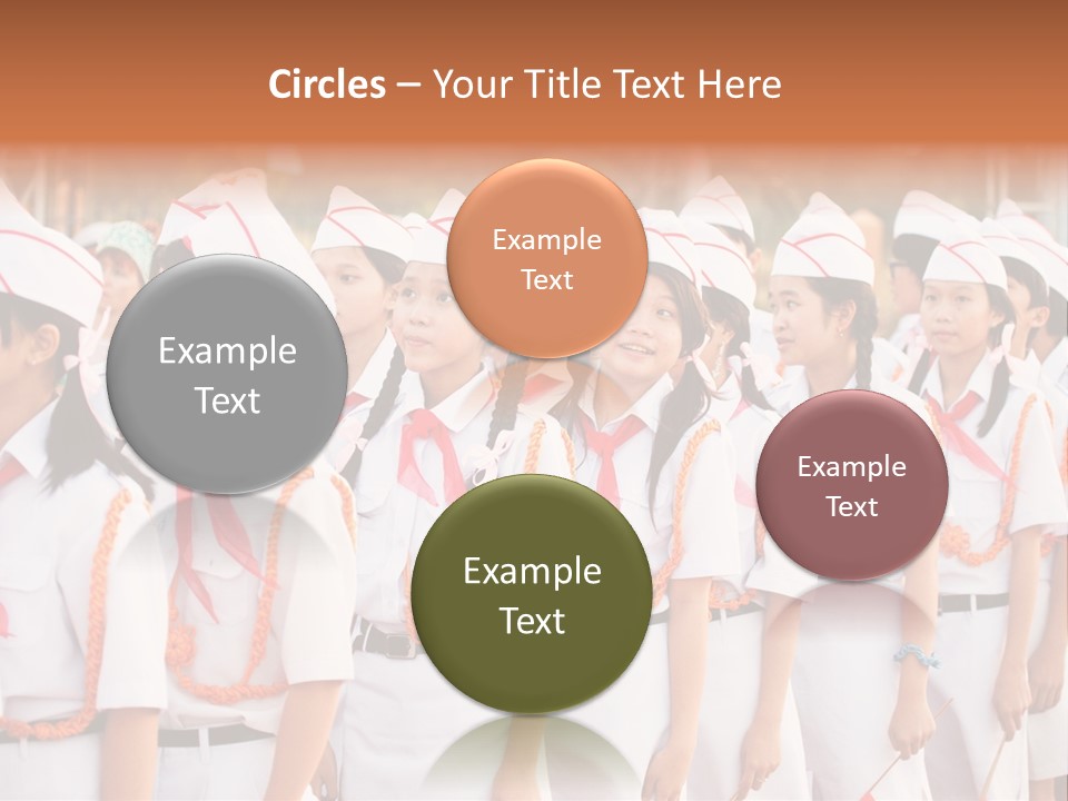 Pioneers Russia Soldiers PowerPoint Template