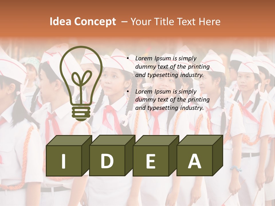 Pioneers Russia Soldiers PowerPoint Template