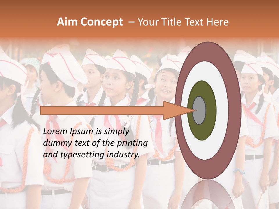 Pioneers Russia Soldiers PowerPoint Template