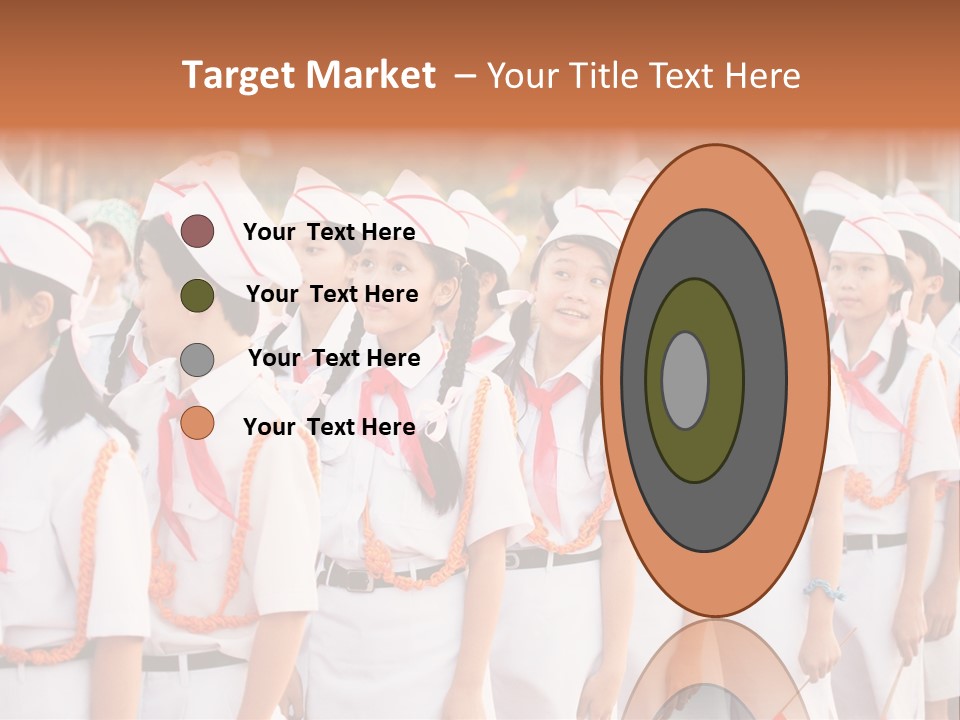 Pioneers Russia Soldiers PowerPoint Template