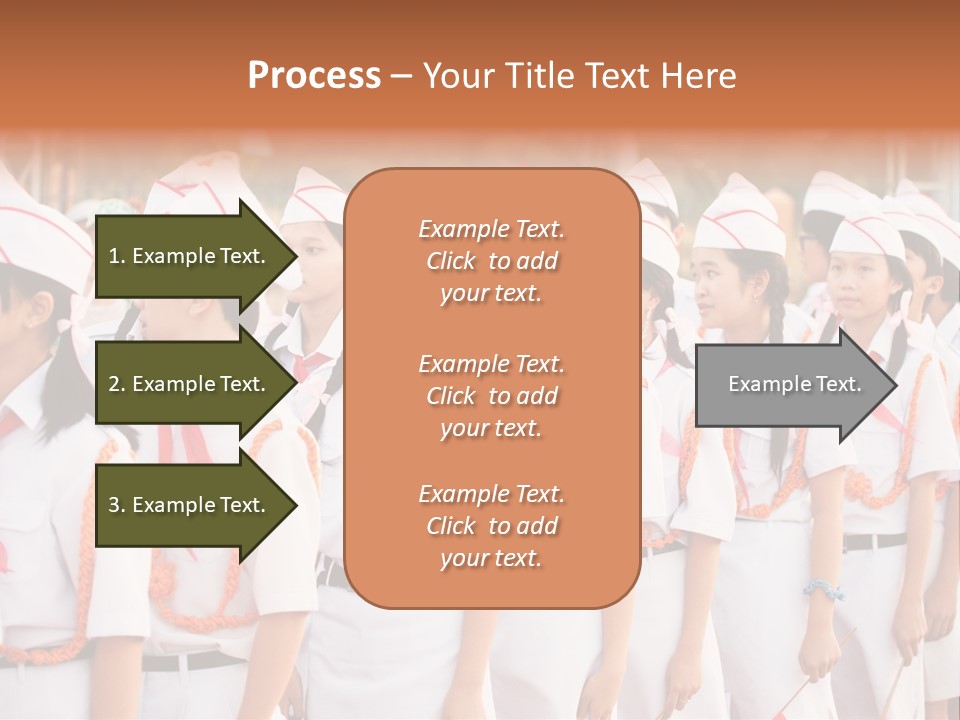 Pioneers Russia Soldiers PowerPoint Template