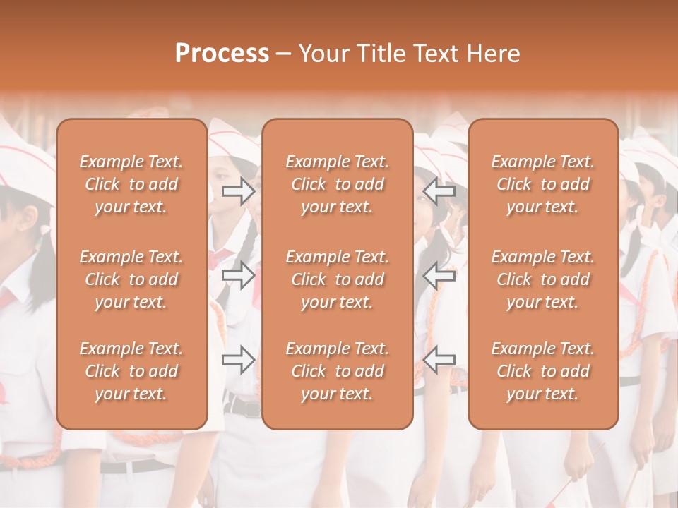 Pioneers Russia Soldiers PowerPoint Template