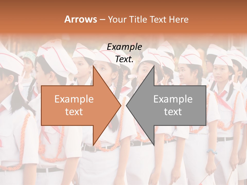 Pioneers Russia Soldiers PowerPoint Template