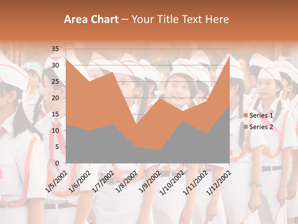 Pioneers Russia Soldiers PowerPoint Template