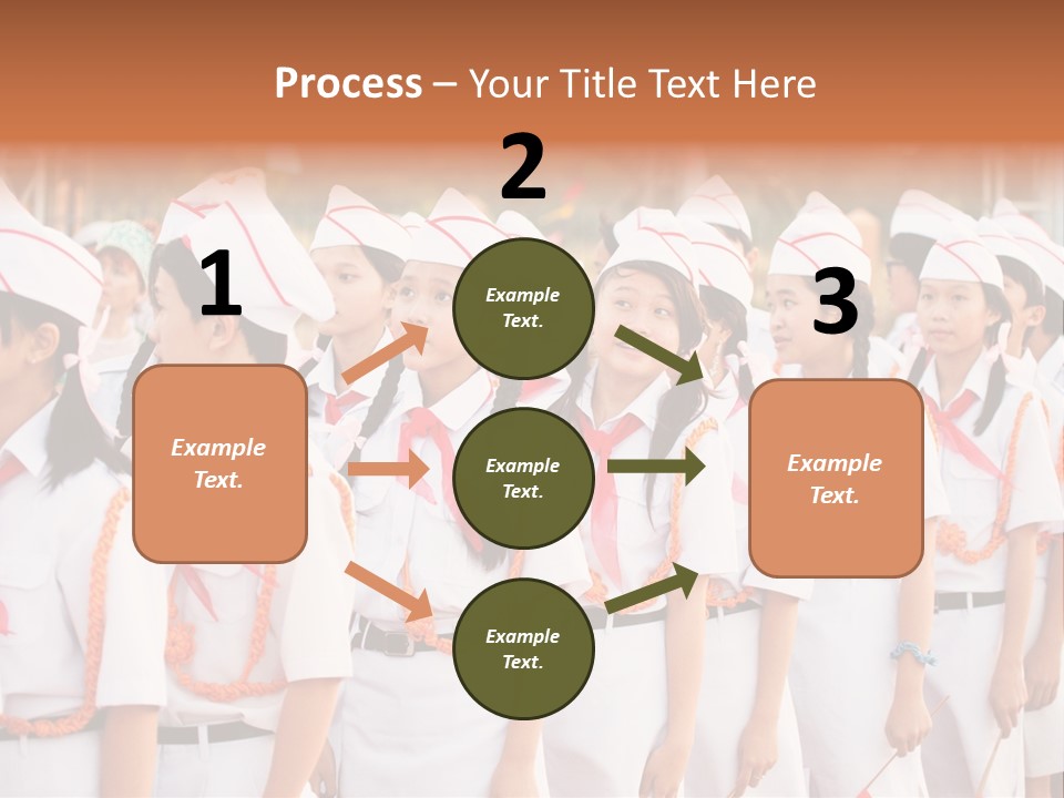 Pioneers Russia Soldiers PowerPoint Template