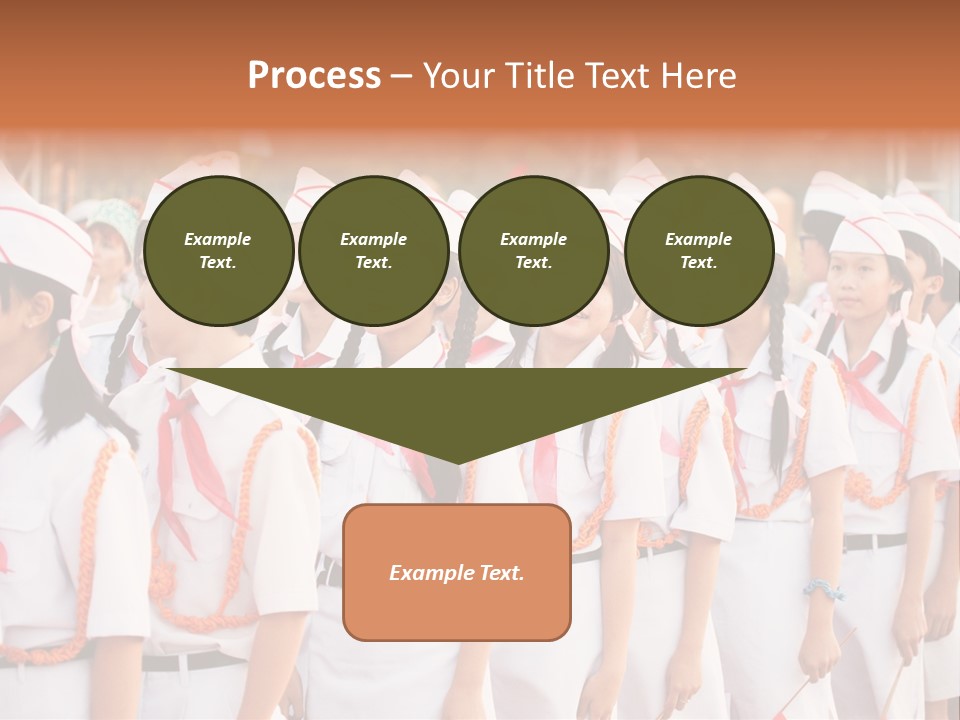 Pioneers Russia Soldiers PowerPoint Template