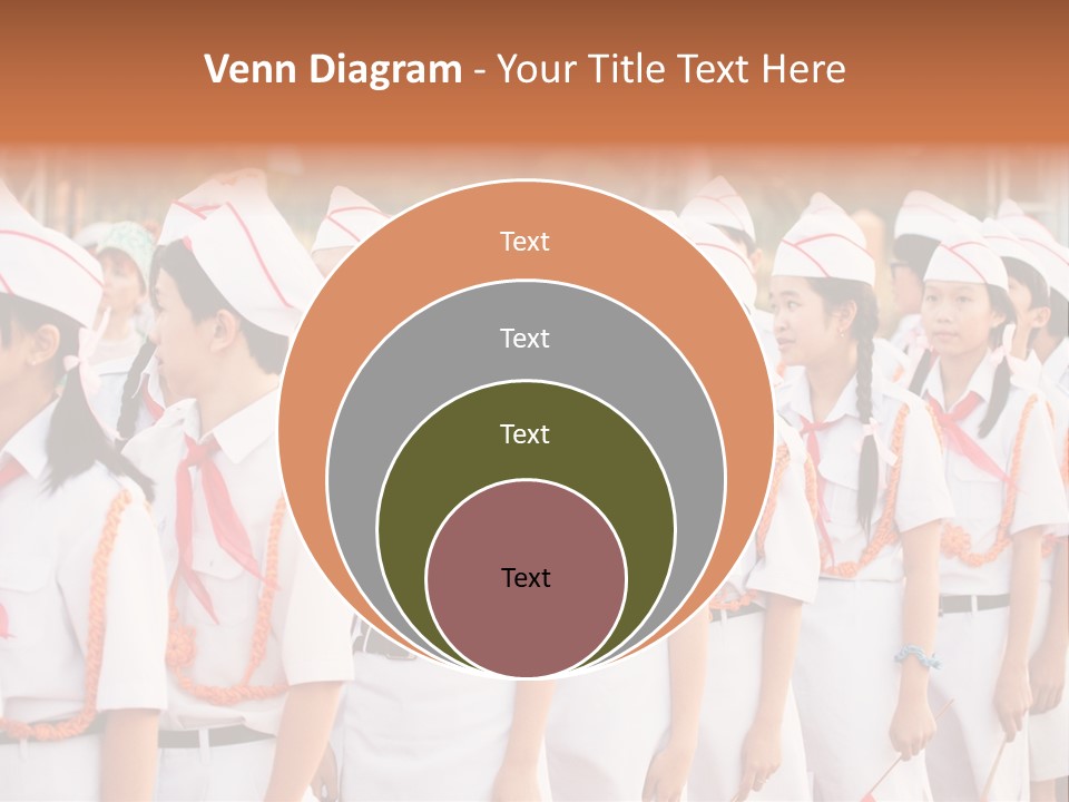 Pioneers Russia Soldiers PowerPoint Template