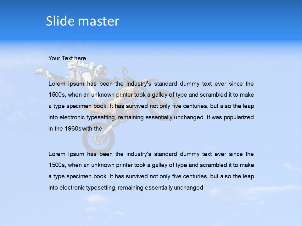 Person Adventure Outdoors PowerPoint Template