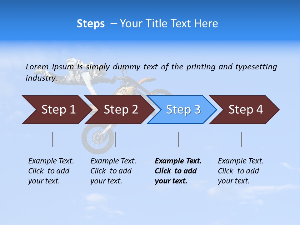 Person Adventure Outdoors PowerPoint Template