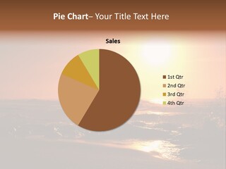 Landscape Sunrise Rock PowerPoint Template