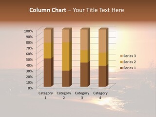 Landscape Sunrise Rock PowerPoint Template