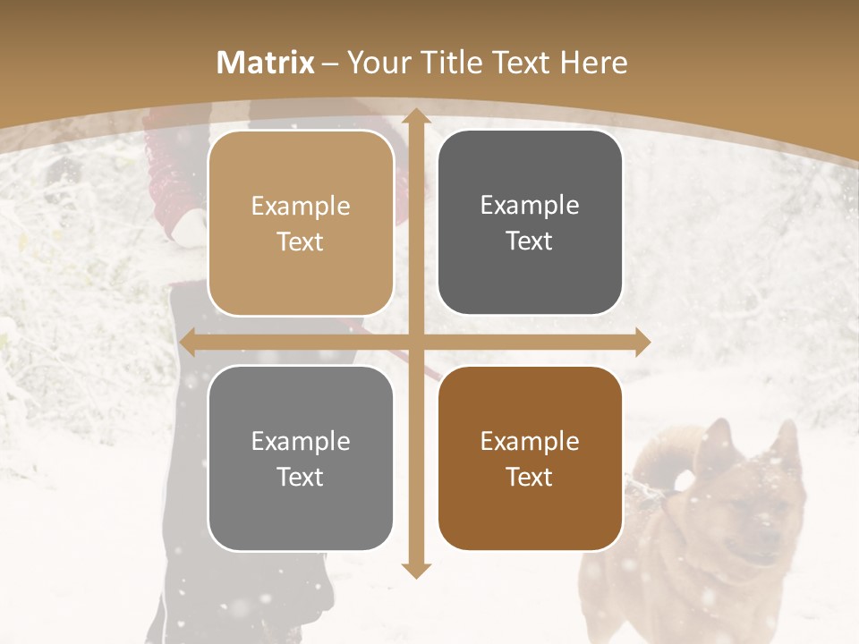 Trees Outside Path PowerPoint Template