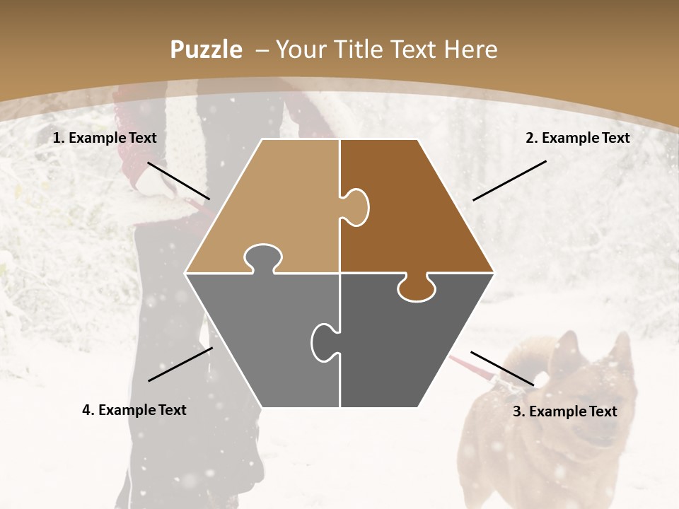 Trees Outside Path PowerPoint Template