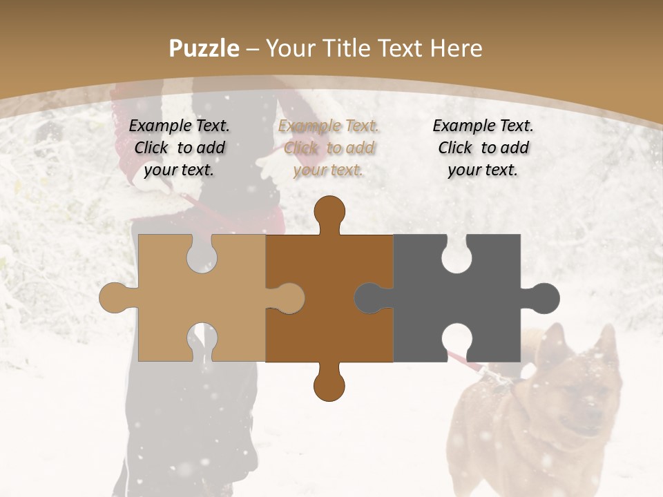 Trees Outside Path PowerPoint Template