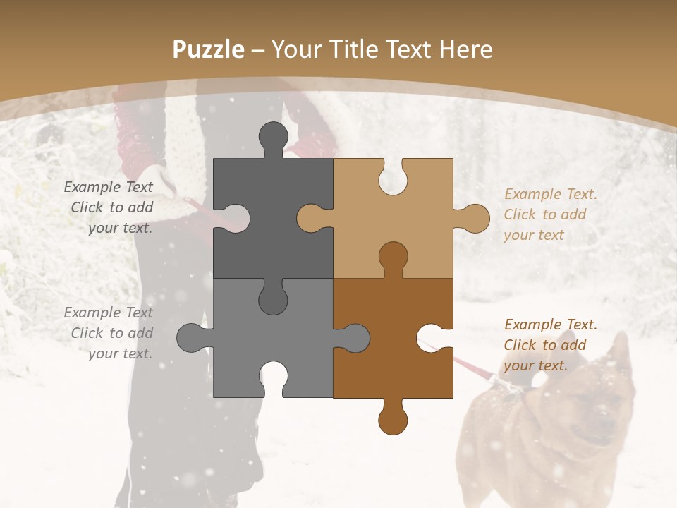 Trees Outside Path PowerPoint Template