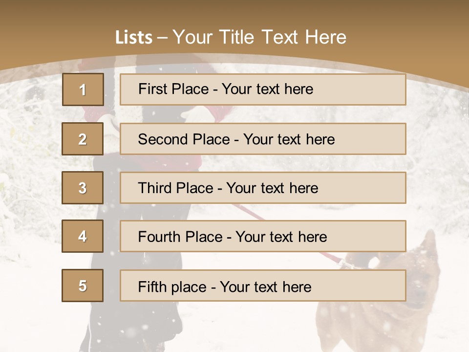 Trees Outside Path PowerPoint Template