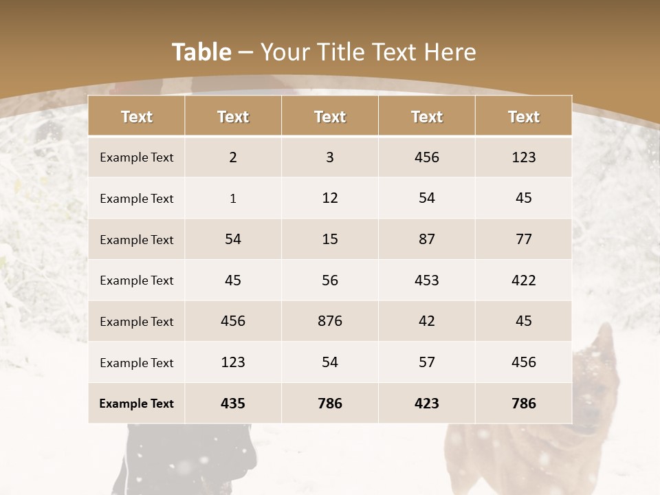 Trees Outside Path PowerPoint Template