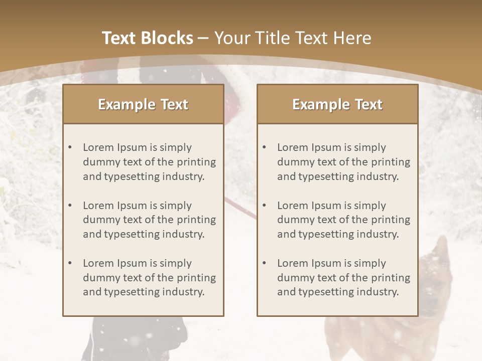 Trees Outside Path PowerPoint Template