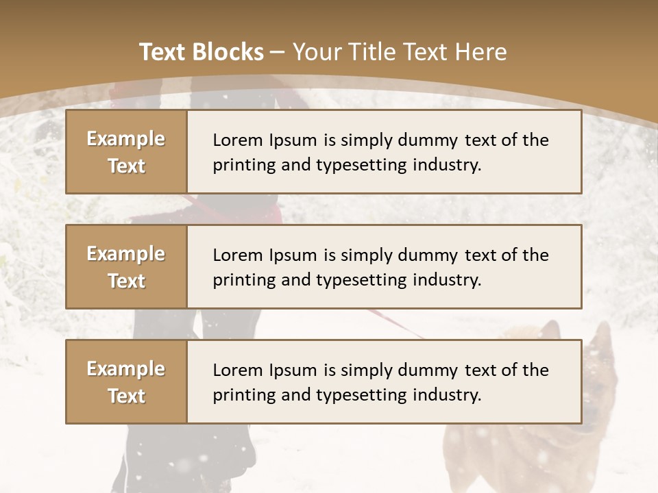 Trees Outside Path PowerPoint Template